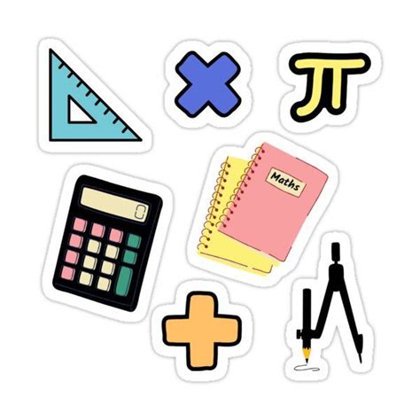 cute math stickers|aesthetic math stickers.